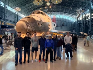 Guests at the Air and Space Museum led by Mr. Wee Yee