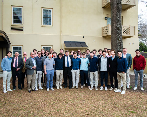Welcome Luncheon, Spring 2022 group photo