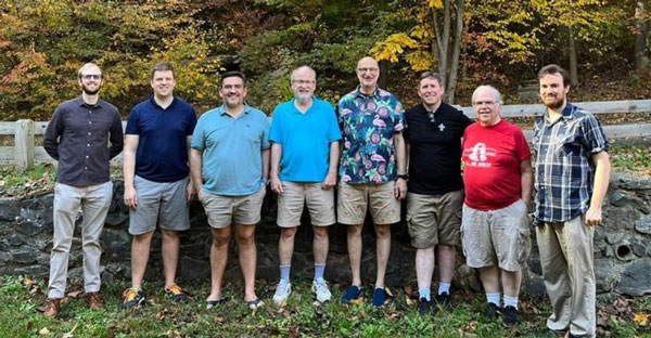 Photo of Glee Club alumni at an October alumni picnic