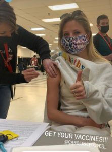 Receiving covid vaccines 