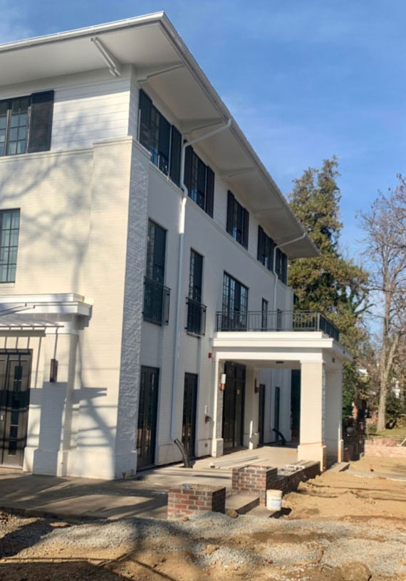 Side view of KKG house