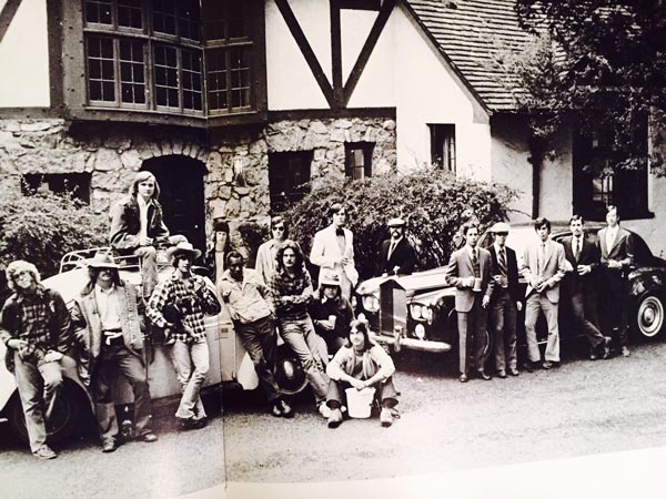 Actives in front of Trail's End Lodge