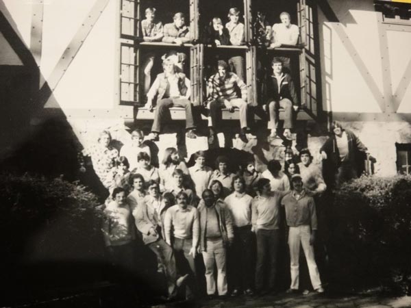 Actives in front of Lodge
