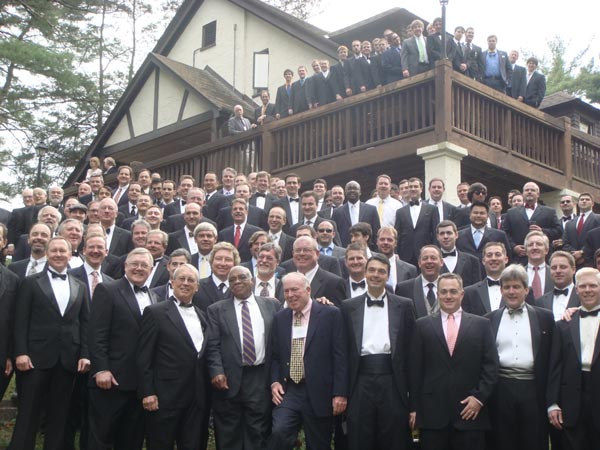 Billy's 80th Birthday, 2008, taken from behind the Lodge
