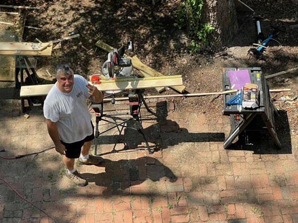 Carpentry in action