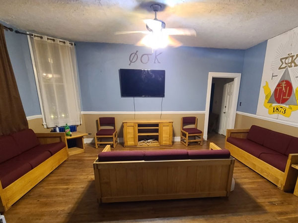The Chapter Room with the new furniture that was delivered in October.