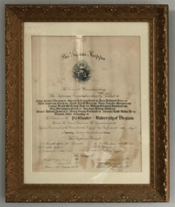 Phi Sigma Kappa, Psi Chapter at University of Virginia Charter