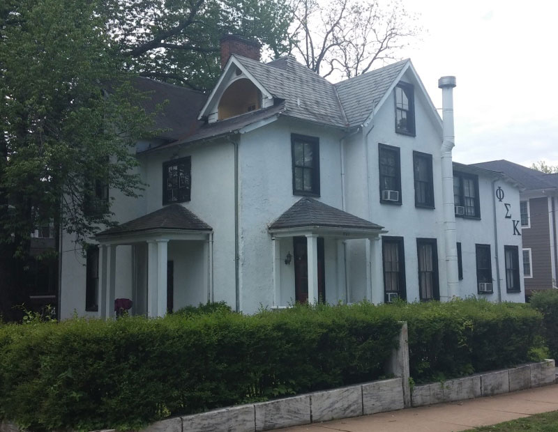 The Phi Sigma Kappa house