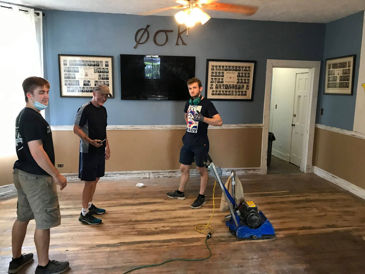 Ongoing house renovations at PSK