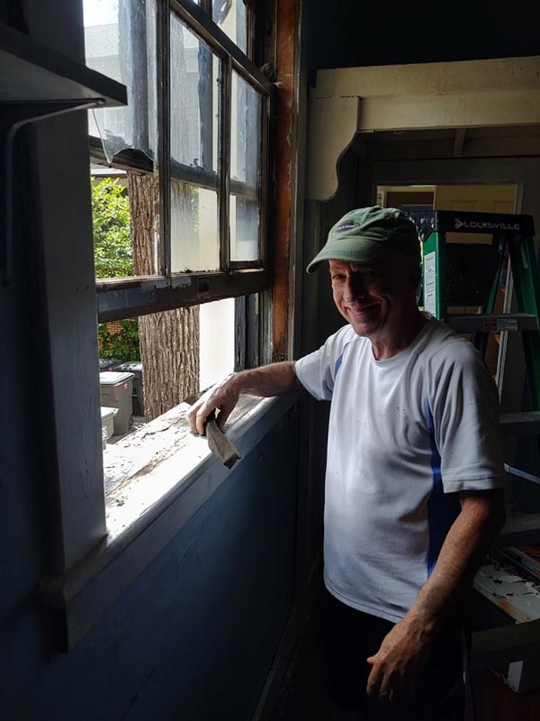 Window repair in action