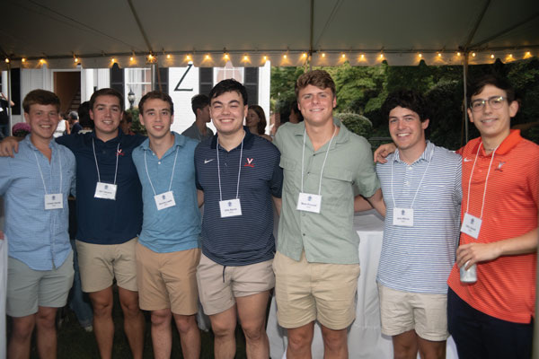 Image of active Phi Society brothers