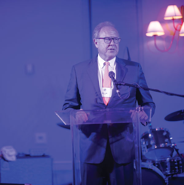 Image of Bill Utt presenting at 150th Anniversary Gala