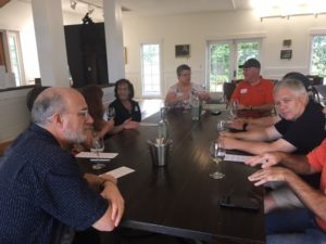 Alumni weekend group meal
