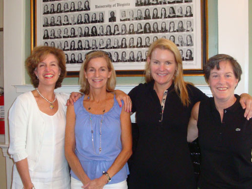 Class of 1983: Louise Phipps Senft, Elizabeth Easley Enochs, Anne Hamman, Marjorie Tenzer