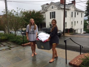 Erin Dyer and Morgan Landow.
