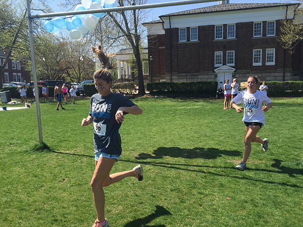 Third Years Sarah Beth Brecht and Story Viebranz finishing strong