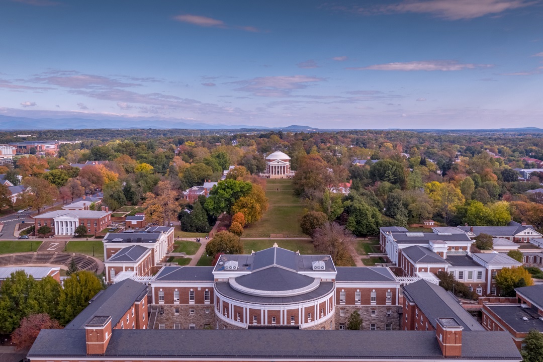 Aerial view of Grounds