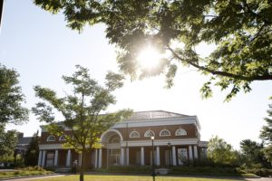 View of campus building